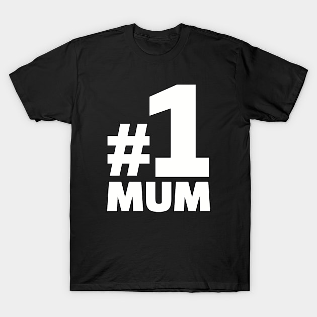 No. 1 Mum T-Shirt by Designzz